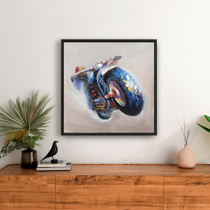 Toile « Saut à moto » | Décoration murale moderne pour salon