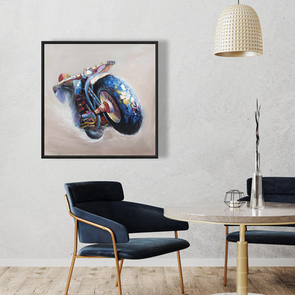 Toile « Saut à moto » | Décoration murale moderne pour salon