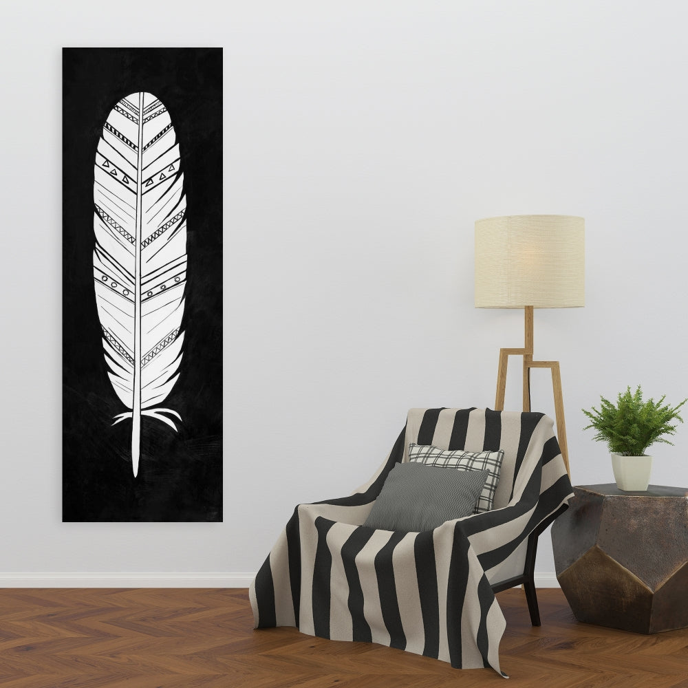 Toile à plumes amérindiennes | Décoration d'intérieur bohème