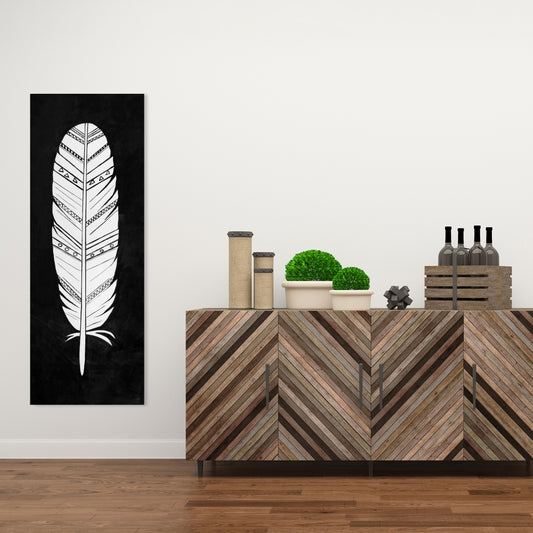 Toile à plumes amérindiennes | Décoration d'intérieur bohème