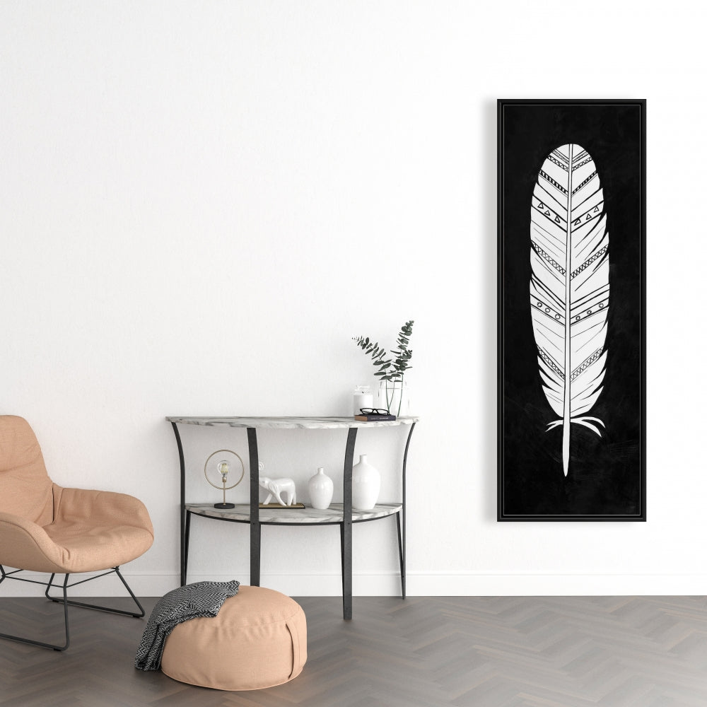 Bohemian Bedroom Animals Canvas | Native American Feather Decor