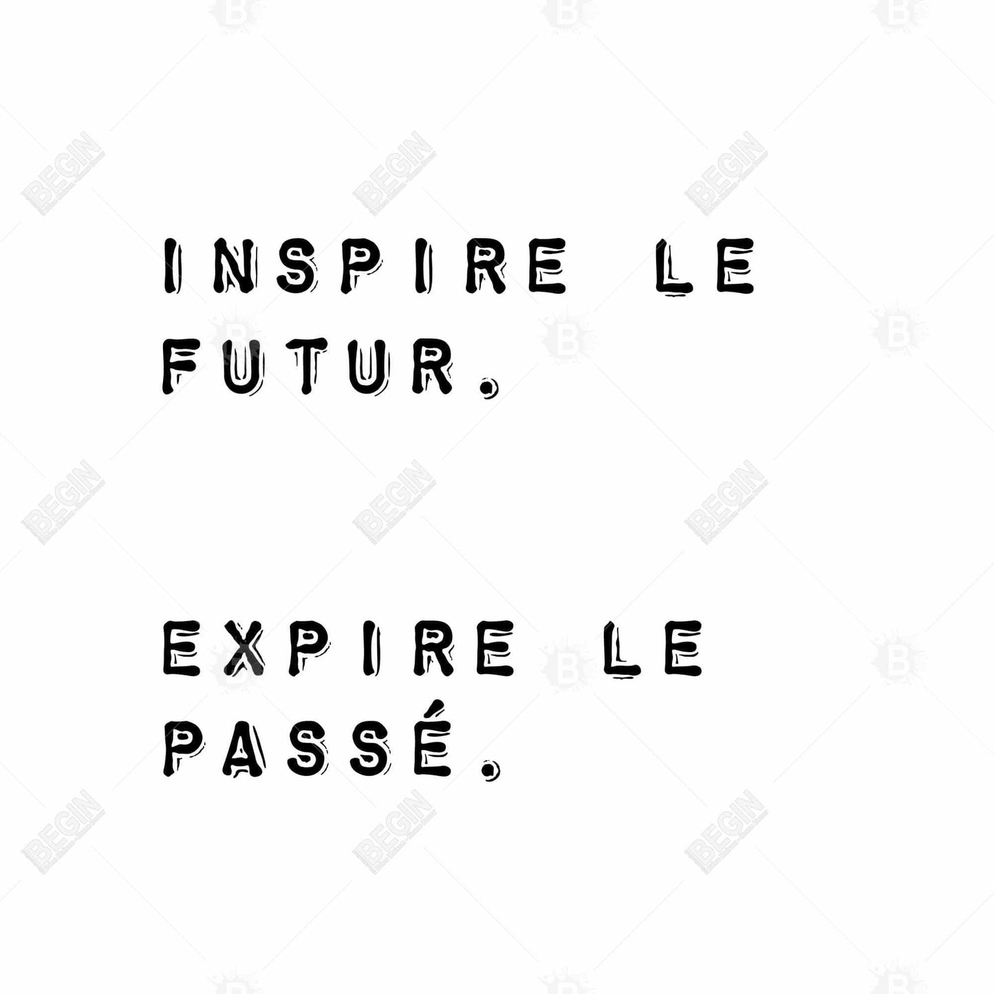 Minimalist Office Canvas - Inspire the Future, Expire the Past