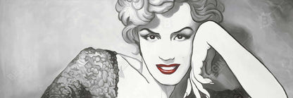 Toile vintage Marilyn Monroe | Décoration de chambre romantique