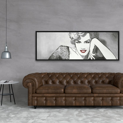 Toile vintage Marilyn Monroe | Décoration de chambre romantique
