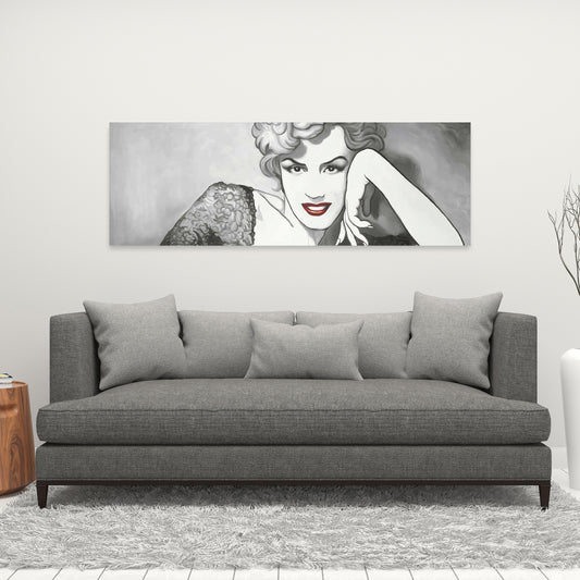 Toile Marilyn Monroe de style vintage - Décoration de chambre élégante