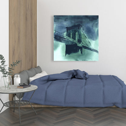 Abstract Brooklyn Bridge Canvas - Bridge Cities Home Decor