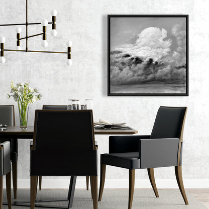 Toile encadrée Nuages | Décoration de chambre à coucher Montagnes | Décoration murale