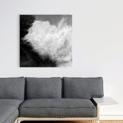 Toile « Nuages monochromes sombres » | Décoration d'intérieur : Paysage blanc