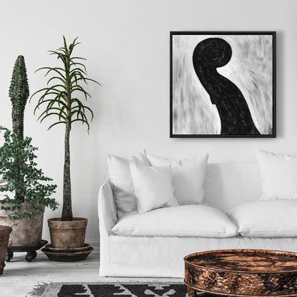 Toile encadrée « Violon à volutes » | Décoration musicale pour le salon