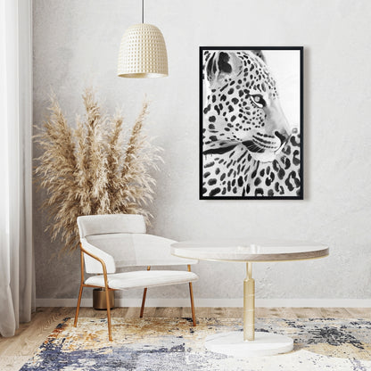 Beautiful Leopard Canvas - African Feline Framed Home Decor