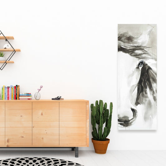 Beautiful Abstract Horse Canvas - Minimalist Bedroom Decor