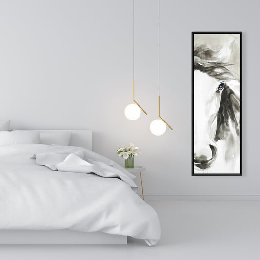 Beautiful Abstract Horse Canvas | Minimalist Bedroom Decor
