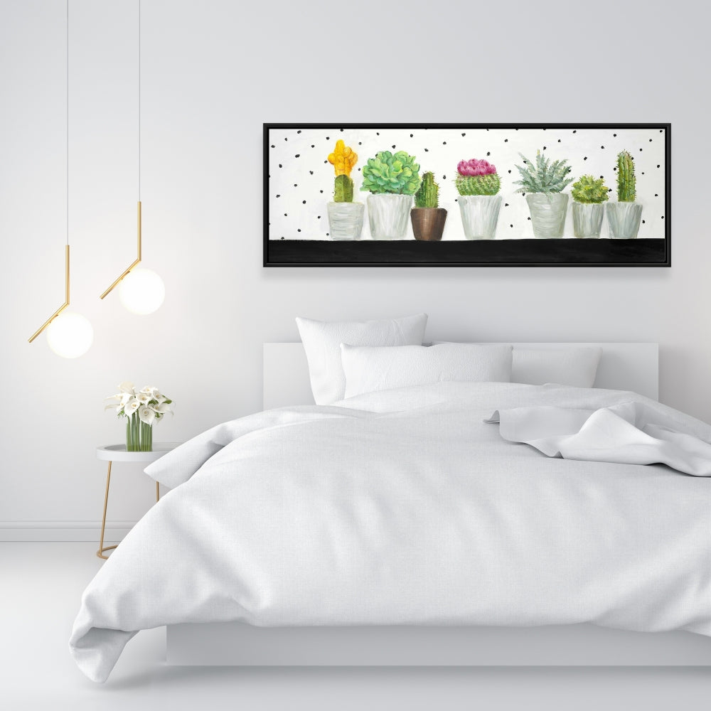 Mini Cactus and Succulents Canvas - Exotic Botanical Decor