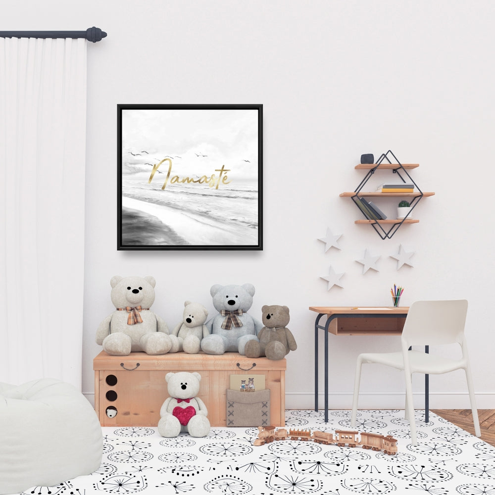 Namaste Minimalist Canvas - Motivational Home Decor Quotes