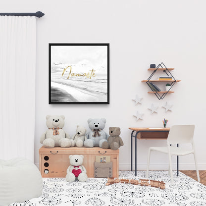 Namaste Minimalist Canvas - Motivational Home Decor Quotes