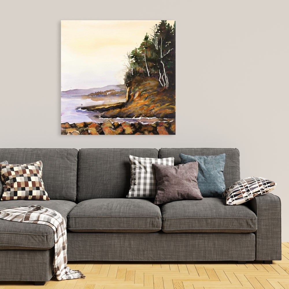 Peaceful Lake Canvas | Landscapes Trees Home Decor Art