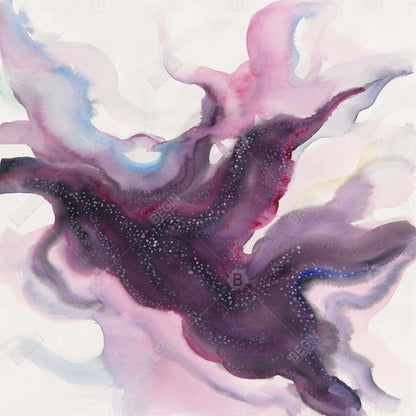 Milky Way Canvas | Purple Space Decor | Astronomy Spiritual Art