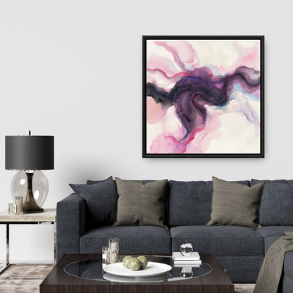 Toile encadrée Corps céleste | Décoration de chambre violette