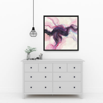 Toile encadrée Corps céleste | Décoration de chambre violette