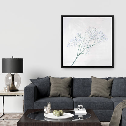 Minimalist Floral Canvas - Bouquet of Flowers Baby's Breath