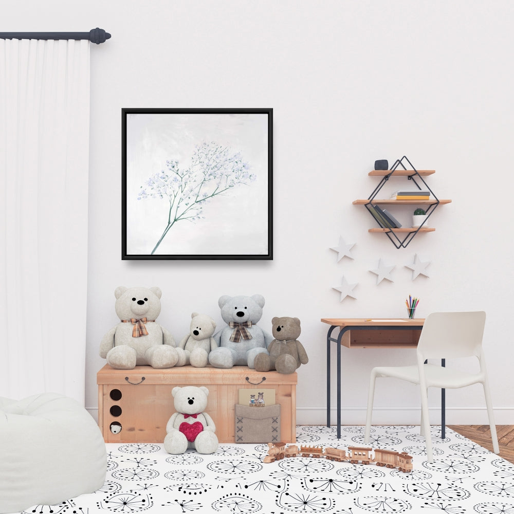 Minimalist Floral Canvas - Bouquet of Flowers Baby's Breath