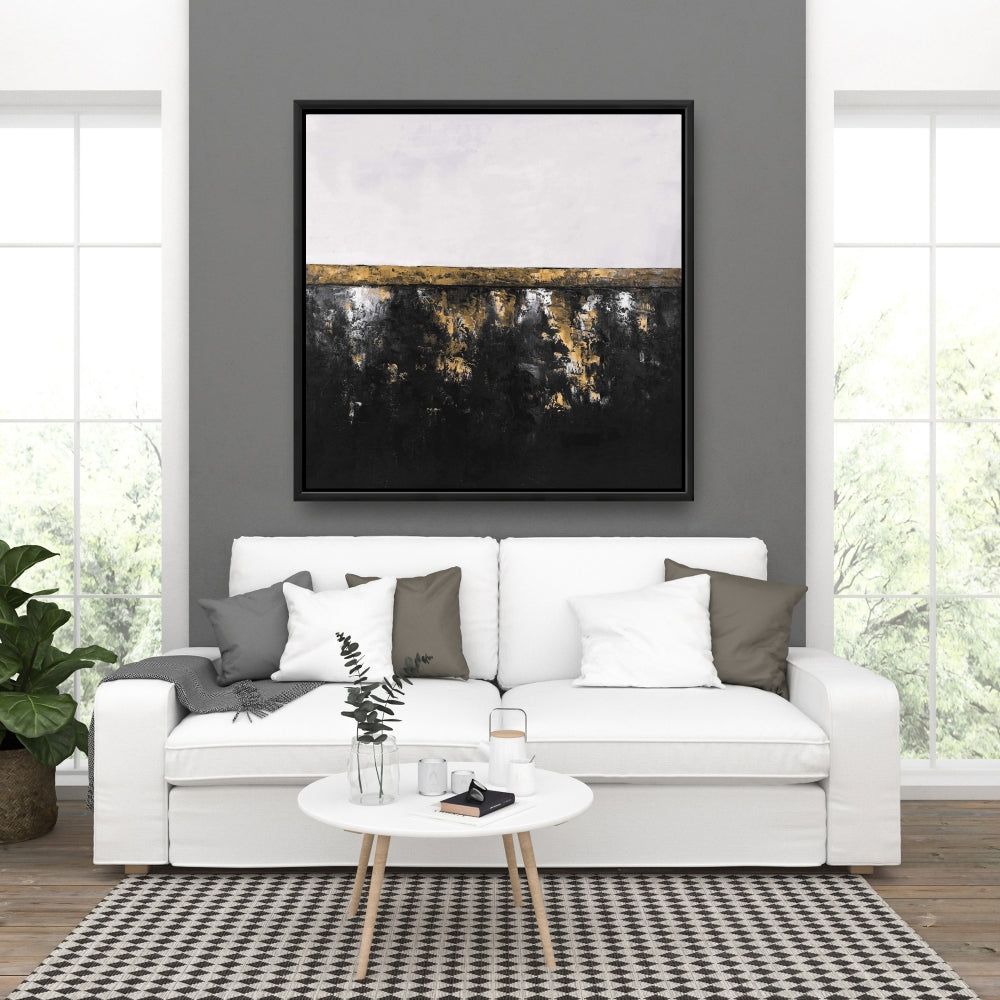 Toile grise industrielle – Art abstrait en métal pour la décoration intérieure