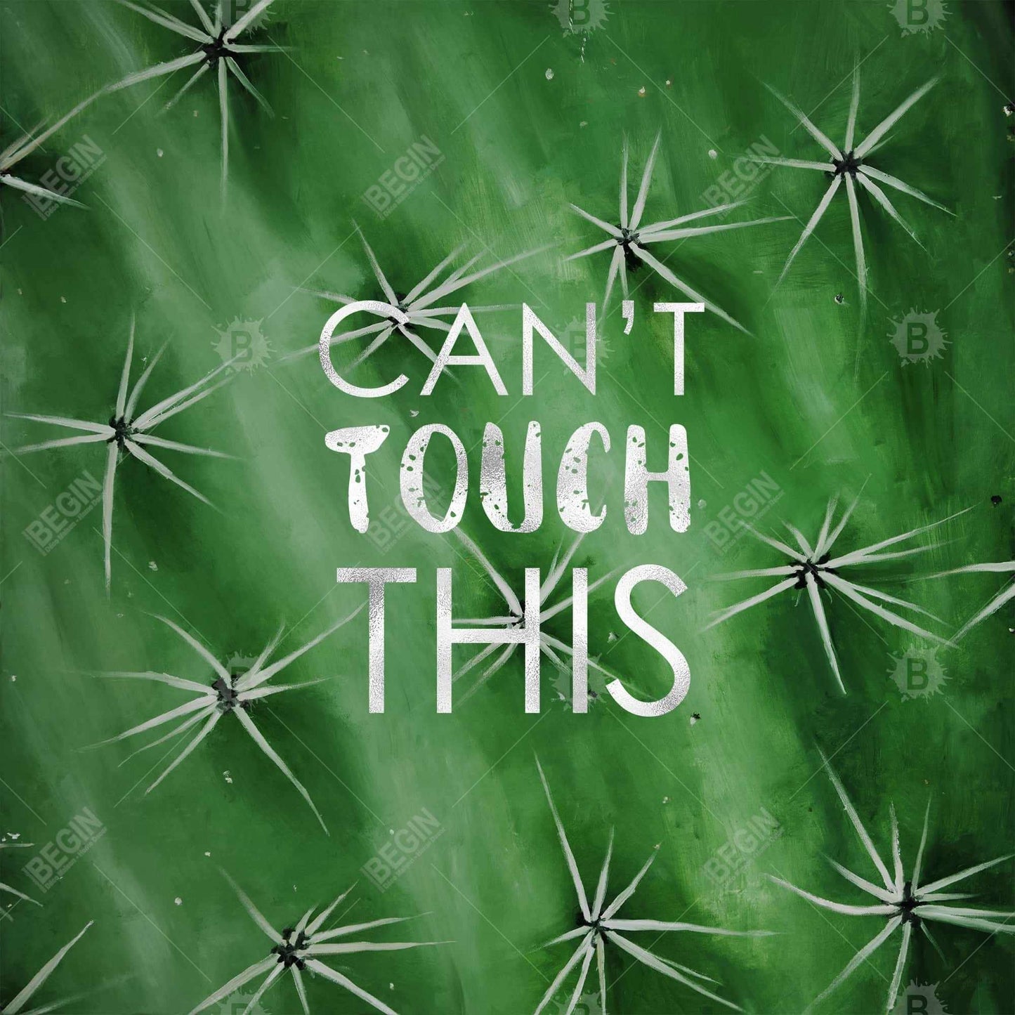 Can't Touch This Botanical Exotic Canvas | Living Room Decor