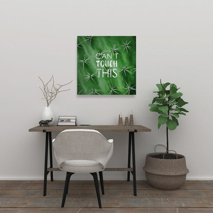 Can't Touch This Botanical Exotic Canvas | Living Room Decor