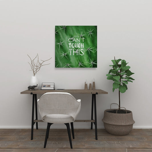 Can't Touch This Botanical Exotic Canvas | Living Room Decor