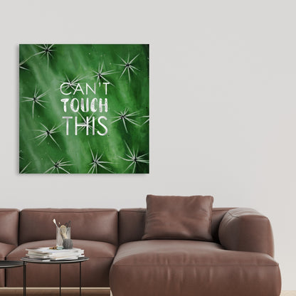 Can't Touch This Botanical Exotic Canvas | Living Room Decor