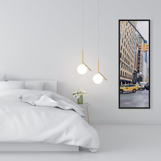 Toile grise pour salon – Voyage à New York | Décoration d'intérieur