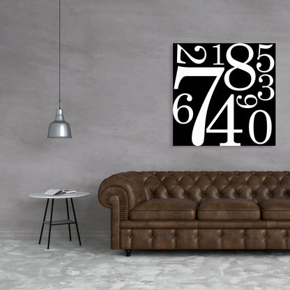 White Shapes Livingroom Canvas | Zero to Nine Home Decor