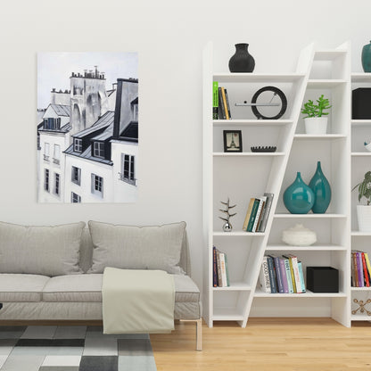 Historical Buildings Canvas | Bedroom Decor | Cityscape Art