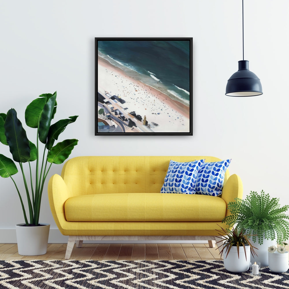 Hot Day at the Beach Canvas - Exotic Sea Bedroom Decor