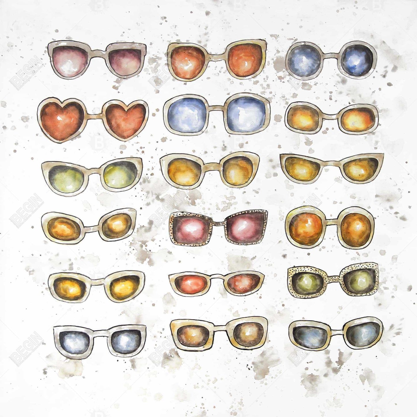 Mode chambre à coucher | Lunettes de soleil pour femme, décoration d'intérieur en toile