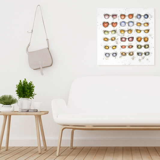 Mode chambre à coucher | Lunettes de soleil pour femme, décoration d'intérieur en toile