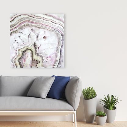 Minimalist Agate Canvas | Pattern Bedroom Wall Art Decor