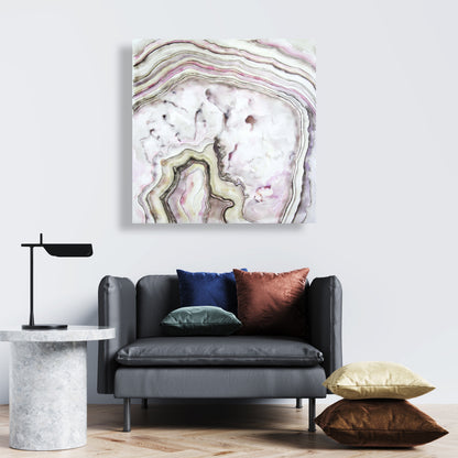 Minimalist Agate Canvas | Pattern Bedroom Wall Art Decor