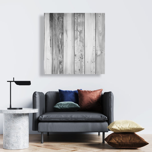 Wood Textured Trees Canvas | Rustic Living Room Wall Art