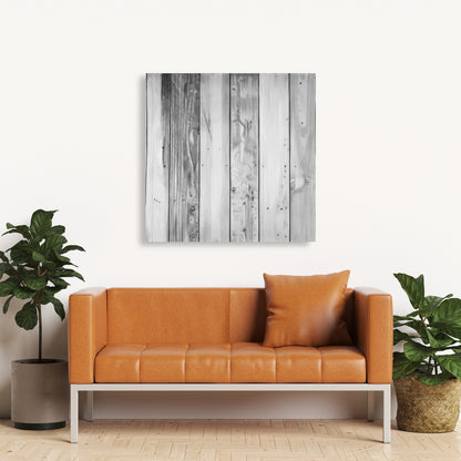 Wood Textured Trees Canvas | Rustic Living Room Wall Art