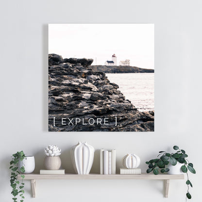 Explore Coastal Beach Canvas - Perfect Home Decor Addition