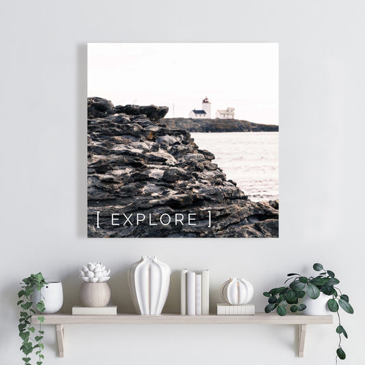 Explore Coastal Beach Canvas - Perfect Home Decor Addition