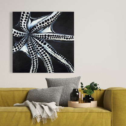 Grande toile tentacule de pieuvre | Décoration d'intérieur animaux marins