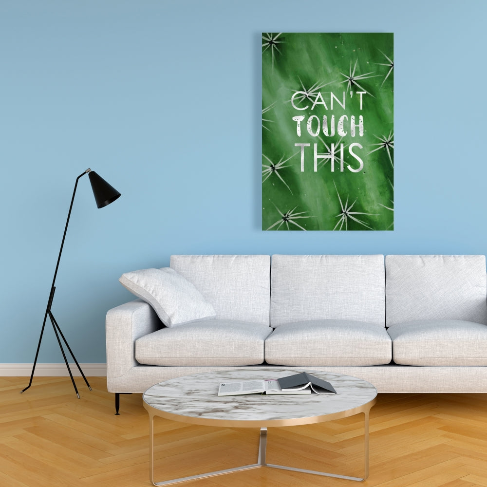 Can't Touch This Botanical Exotic Canvas | Living Room Decor