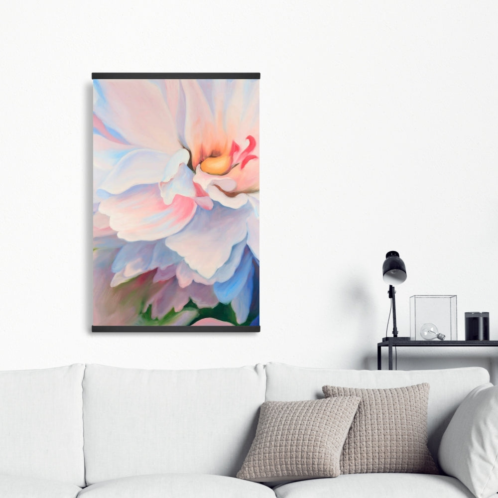Pastel Flower Botanical Magnetic Canvas | Modern Bedroom Decor