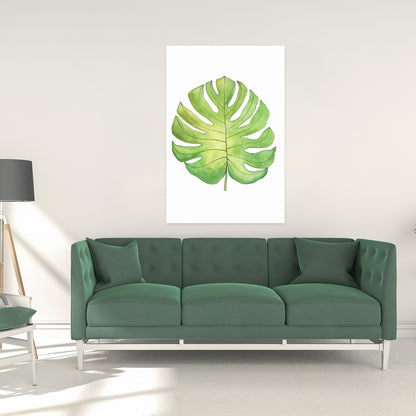 Tropical Leaf Canvas | Exotic Floral & Botanical Wall Art Decor