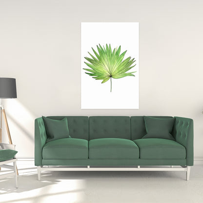Petticoat Palm Canvas | Scandinavian Floral Home Decor Art