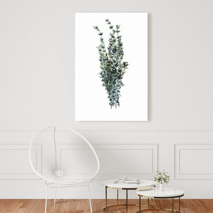 Thyme Leaves Bundle Canvas | Kitchen Decor Art Print