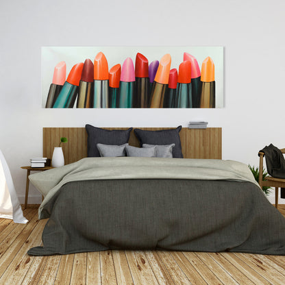 Lipstick Collection Pink Canvas | Contemporary Bedroom Decor
