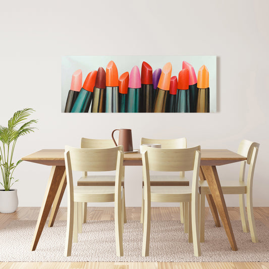 Lipstick Collection Pink Canvas | Contemporary Bedroom Decor